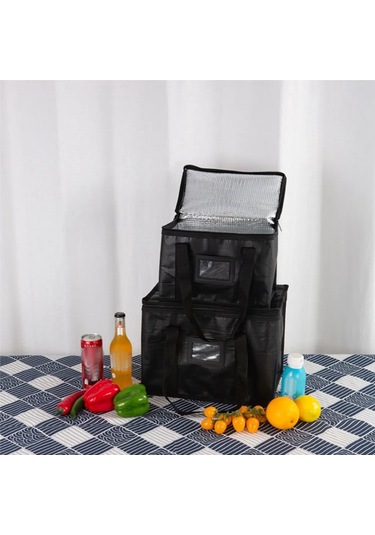 3x Soğutucu Çanta Soğutucu Kutu Büyük Soğutucu Kutu İçecek Çantası Soğutucu Çanta Soğutucu Piknik Çantası Yalıtımlı Çanta 16l + 28l + 50l
