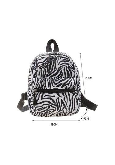 Zyzqstore Mini Kadın Sırt Çantaları 2024 Naylon Çantası Hayvan Baskı Çok Renkli Çok Renkli