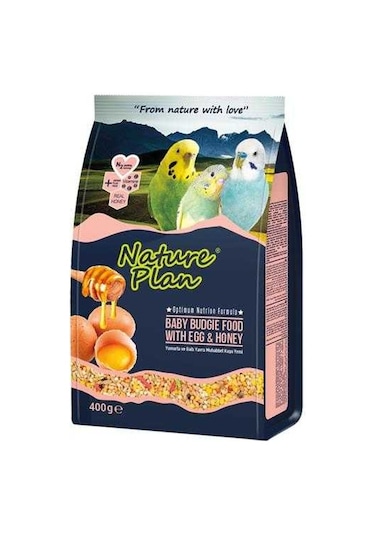Nature Plan Yumurta Ve Ballı Yavru Muhabbet Kuşu Yemi 400 Gr