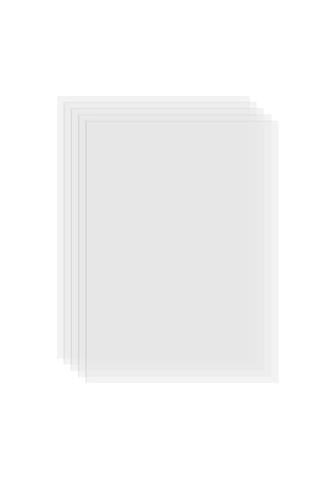 Kangvka Sla/dlp 3d Yazıcı Uyumlu Fep Filmi - Şeffaf, 0.1mm Kalınlık, 280x200mm Boyut, 5 Adet Paket