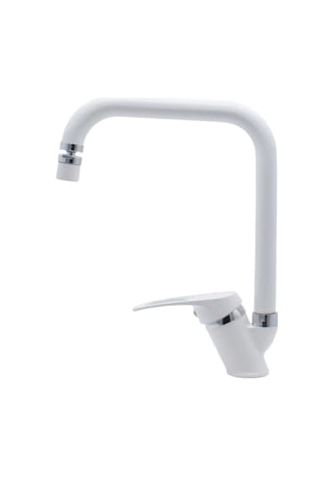 Kustar Lexus Beyaz Mutfak Eviye Bataryası