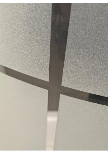 Durul Duşakabin Kare Siyah Profil Kumlama Karomat Desen Siyah