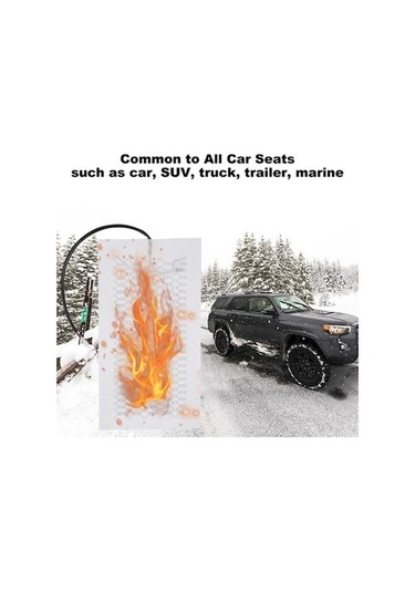 Ulzyvf Yastık Ve Suofeng Sıcaklık Pazly Motosiklet Modlu, Koltuk Karbon Isıtıcı İk İçin Fiber Araçlar 2 12v - Wi