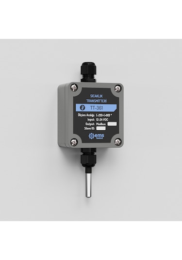 Ems Kontrol - Sıcaklık Transmitteri Modbus Rtu / -20 - +80 C
