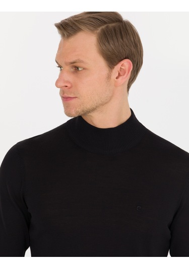 Pierre Cardin Erkek Siyah Triko Kazak 50257313-vr046 Siyah