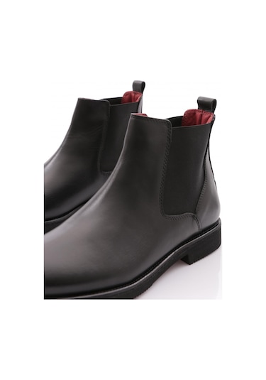 Dgn 19726 Erkek Yani Lastikli Bot Siyah Benfica