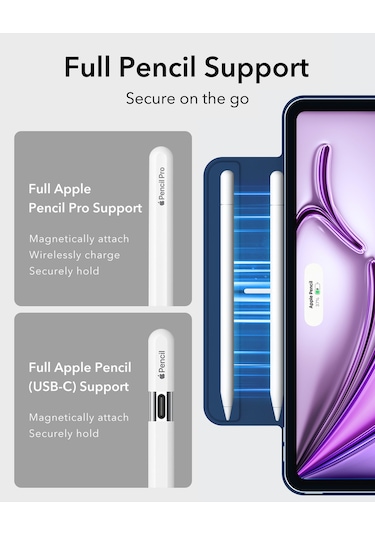 iPad Uyumlu  Air 13 M3/m2 Rebound Manyetik Kılıf Kapaklı Kılıf
