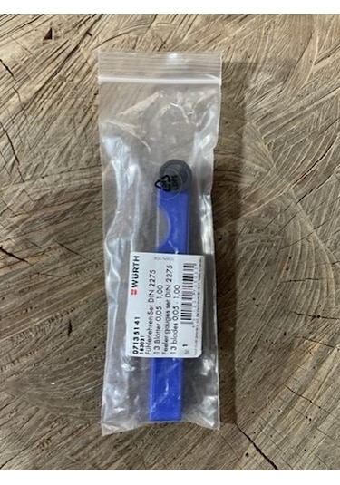 Würth Sentil Hassas Filler Çakısı 0,05-1mm Sentil Takımı 13pcs
