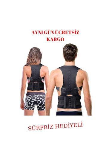 Kamburluk Önleyici Dik Duruş Korsesi Bel Sırt Omuz Korsesi