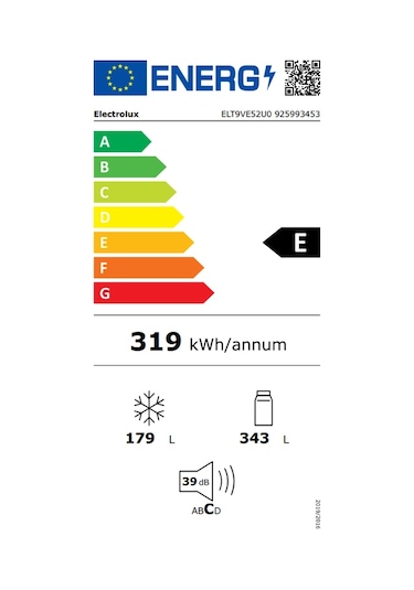 Electrolux ELT9VE52U0 522 LT No Frost Gardırop Tipi Buzdolabı