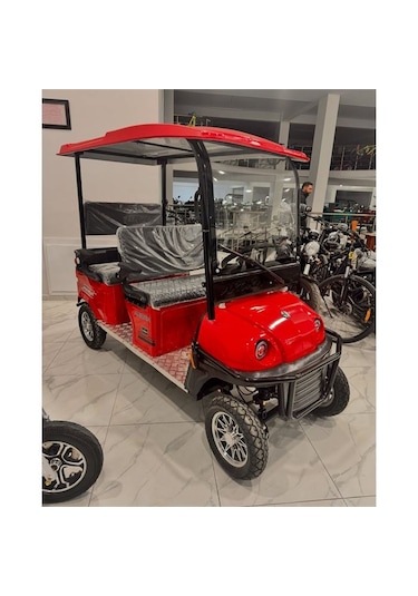 Polo Plus Elektrikli Golf Arabası Kırmızı