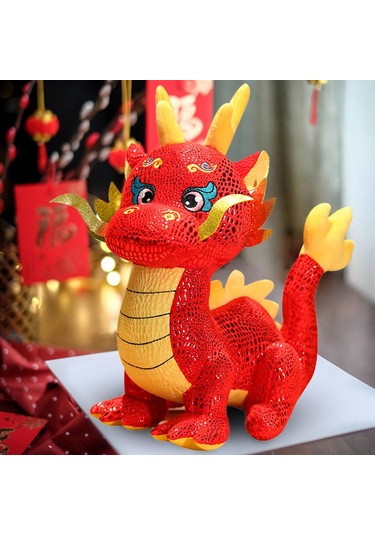 Homyl Doldurulmuş Hayvan Kanepe Çin Yeni Yılı Ejderha M