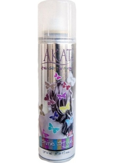 Akat Hair Glitter Renkli Saç Spreyi Gümüş 150 ML