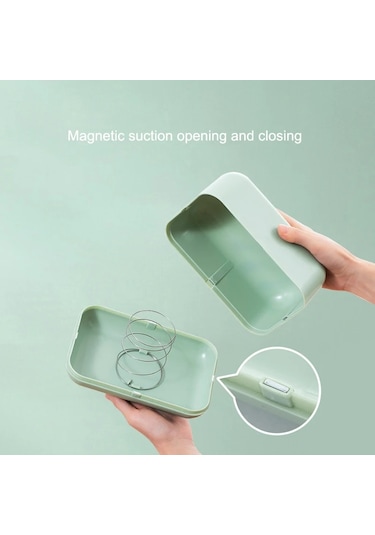 Yeşil-ev Basit Doku Kutusu Plastik Oturma Odası Yemek Odası Masaüstü Toz Geçirmez Islak Kağıt Havlu Saklama Kutusu Kapaklı Ve Yaylı