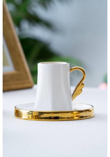 Mars 6 Kişilik Kahve Fincanı Takımı - 90 Ml