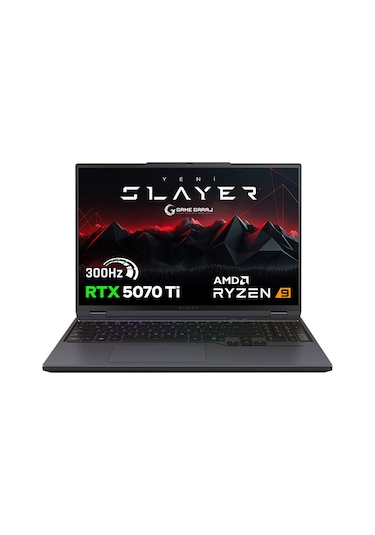 Game Garaj Slayer R9T3D-5070TIC1 R9-9955HX3D 32 GB 1 TB SSD RTX5070TI 16" Dos Dizüstü Bilgisayar