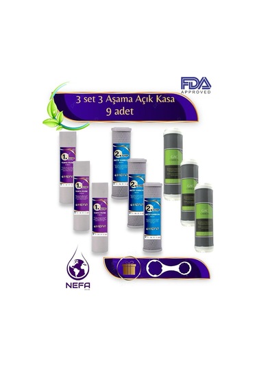 Tüm Açık Kasa Su Arıtma, İhlas Cebilion Compact Uyumlu Filtre