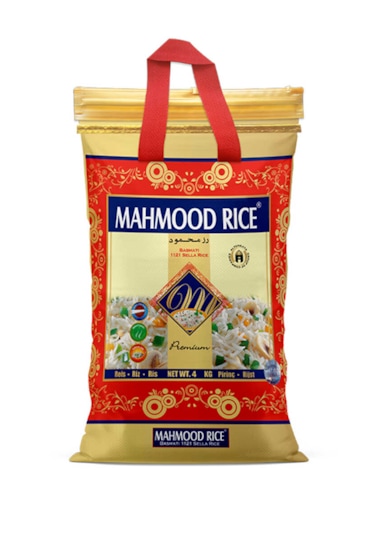 Mahmood Rice 1121 Basmati Pirinç 4 KG + Kuru Molehiya 200 G
