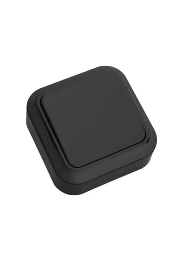 Bylectrıca Tek Tuşlu Yüzey Montajlı Anahtar, Ip54, Siyah 235462160
