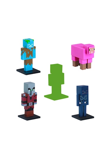 Minecraft 3d Toppeez 5'li Figür Seti Mc2240 Model 3