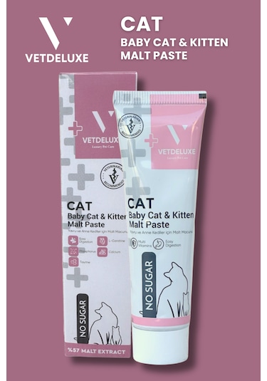 Vetdeluxe Babycat Kitten Malte Tüy Yumağı Önleyici Yavru Hamile ve Emziren 100 G