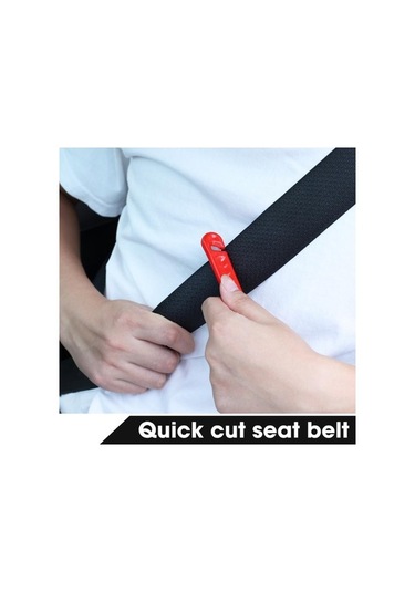 Trendooze Taşınabilir Mini Kırıcı Kesici Kemeri Kaçış Kaçış Fonksiyonlu Emniyet Emniyet Çok Çekiç Cam Araçları Araba Araba Aksesuarları Acil Jf