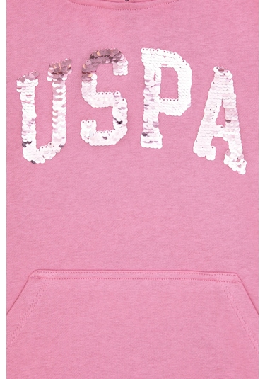 U.s. Polo Assn. Kız Çocuk Koyu Pembe Sweatshirt 50314312-vr167 Koyu Pembe