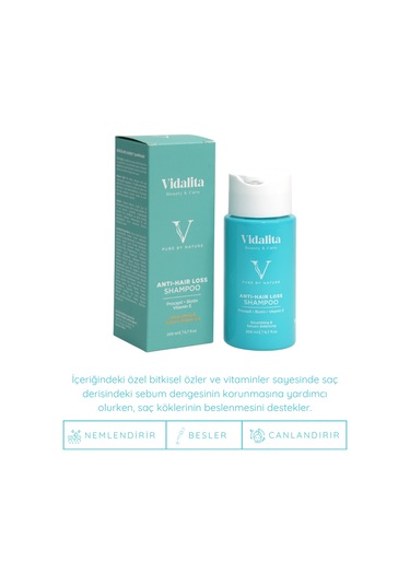 Vidalita Beauty & Care Saç Dökülmesine Karşı Şampuan 200 ML