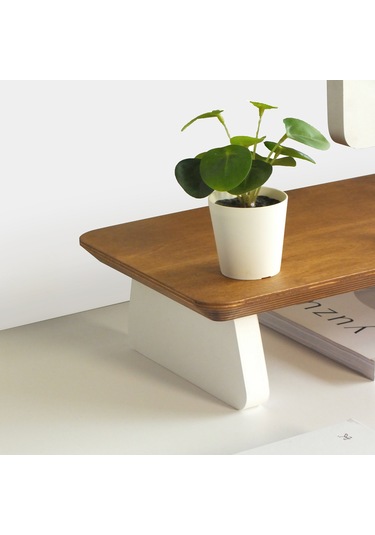 Büyük Monitör Standı Meşe