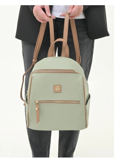 Daniele Patrici Deri Şehir Sırt Çantası A4 210533399 Khaki