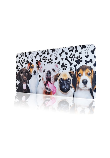 70x30cm Büyük Boy Kaymaz Dikişli Gaming Oyuncu Mousepad Dogs Xl