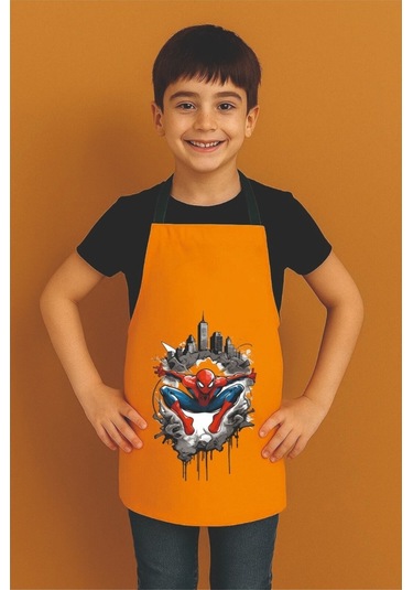 Çocuk Mutfak Önlüğü Etkinlik Önlüğü 4-12 Yaş Aktivite Önlüğü Sarı 2