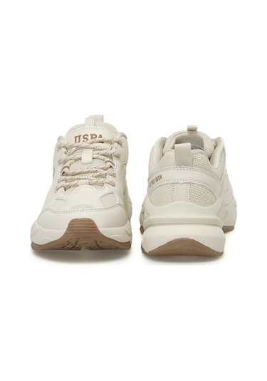U.s. Polo Assn. Maybe Wmn 5fx Kadın Bej Sneaker Ayakkabı Bej