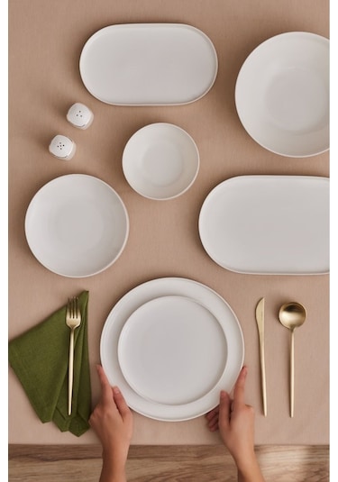 Karaca  Stream Bone Light Bach 29 Parça 6 Kişilik Yemek Takımı Gold