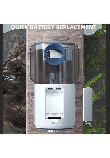 Pazly Zamanlayıcılı Elektrikli Balık Yemi Makinesi, Otomatik/manuel Akvaryum Balık Yemi Dağıtıcısı