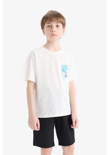 DeFacto Erkek Çocuk Beli Lastikli Şort E0161A825SMBK27