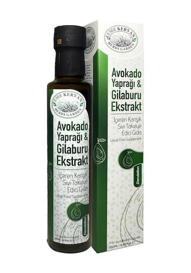 Emr Kervan Herbs Garden Avokado Yaprağı& Gilaburu Ekstrakt 250 ML
