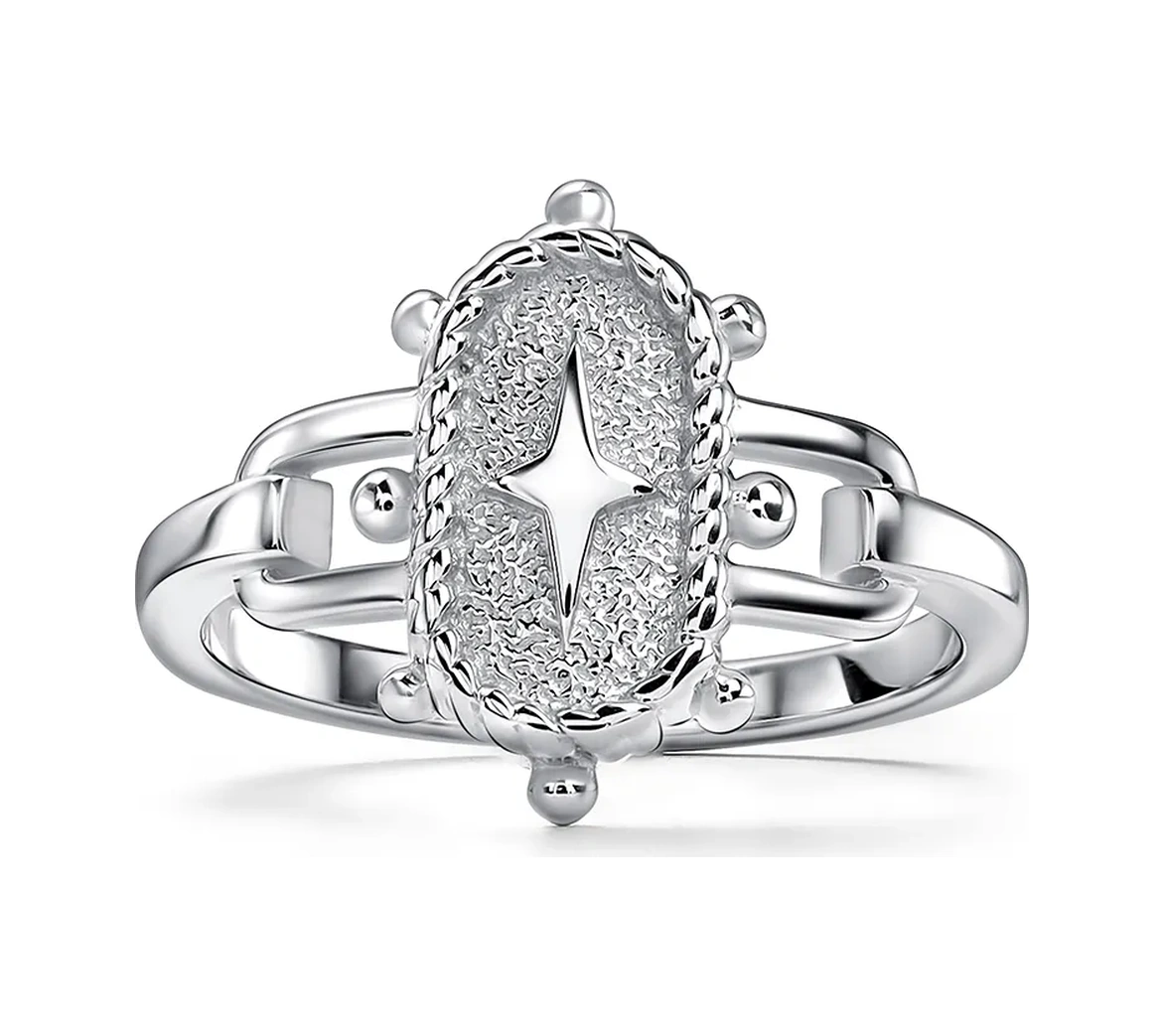 Fly Jewelry 925 Ayar Gümüş Yüzük 256688341 Gri