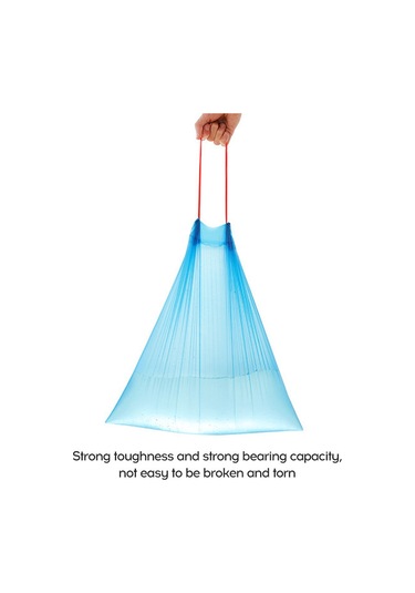 Kangvka Sarı Otomatik Kapanır Çekmeceli Çöp Poşeti - 45x50cm Kalın Pe Materyal - 15 Adet/rulman - Ev Ofis Mutfak Uygun