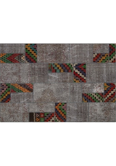 Eşsiz Güzelliğe Sahip Patchwork Halı 160 X 230 Cm 6283