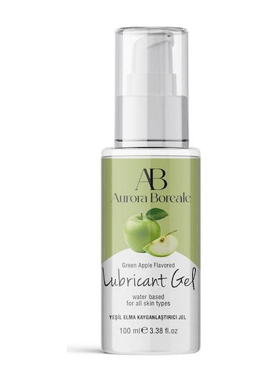 Aurora Boreale Yeşil Elma Aromalı Kayganlaştırıcı Jel 100ml