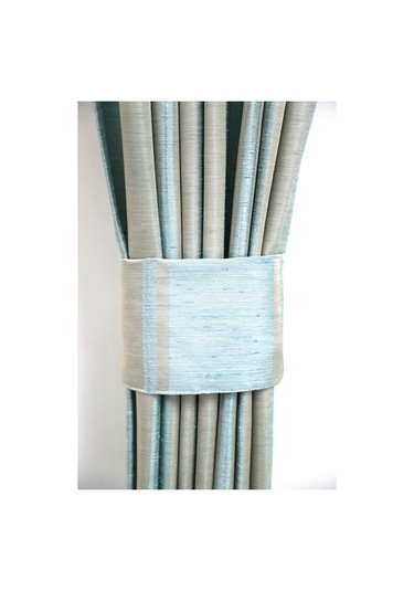 Premier Home Fon Perde 140x260 Mavi Bej Krem - Mavi