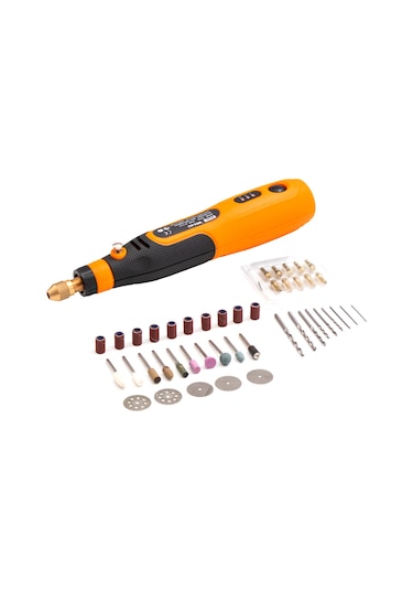 Yifomall Usb Şarjlı 3.6v Mini El Dekupaj Makinesi - 46 Parçalı Profesyonel Gravür Seti