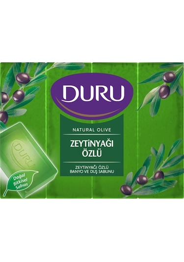Duru Natural Olive Zeytinyağı Özlü Duş Sabunu 4 x 150 G