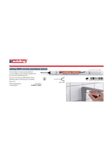 Edding 8850 Montaj Işaretleme Kalemi Siyah