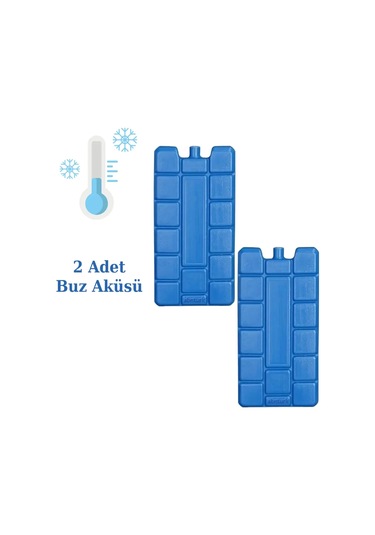 Ns Reliable Buz Aküsü Kasedi Ice Box Soğuk Zincir - 2 Adet Mavi