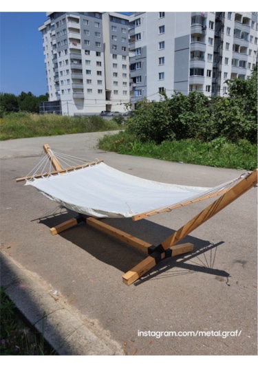 Ahşap Hamak Standı Hamak Ayağı Ahşap