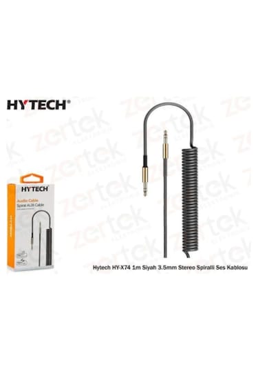 Hytech Hy-x71 Kutulu Beyaz/sıyah Aux Kablo