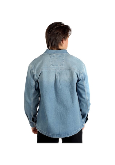 Lee Cooper Karela Erkek Jean Gömlek Heımdall Blue Lıght-16618-heımdall Blue Lıght Mavi