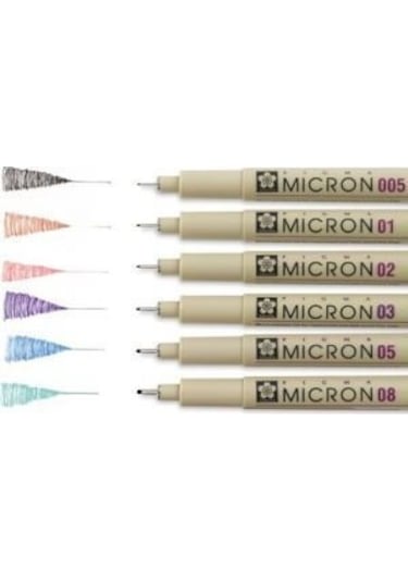 Sakura Pigma Micron Renkli Çizim Kalemi 0.4 MM Siyah